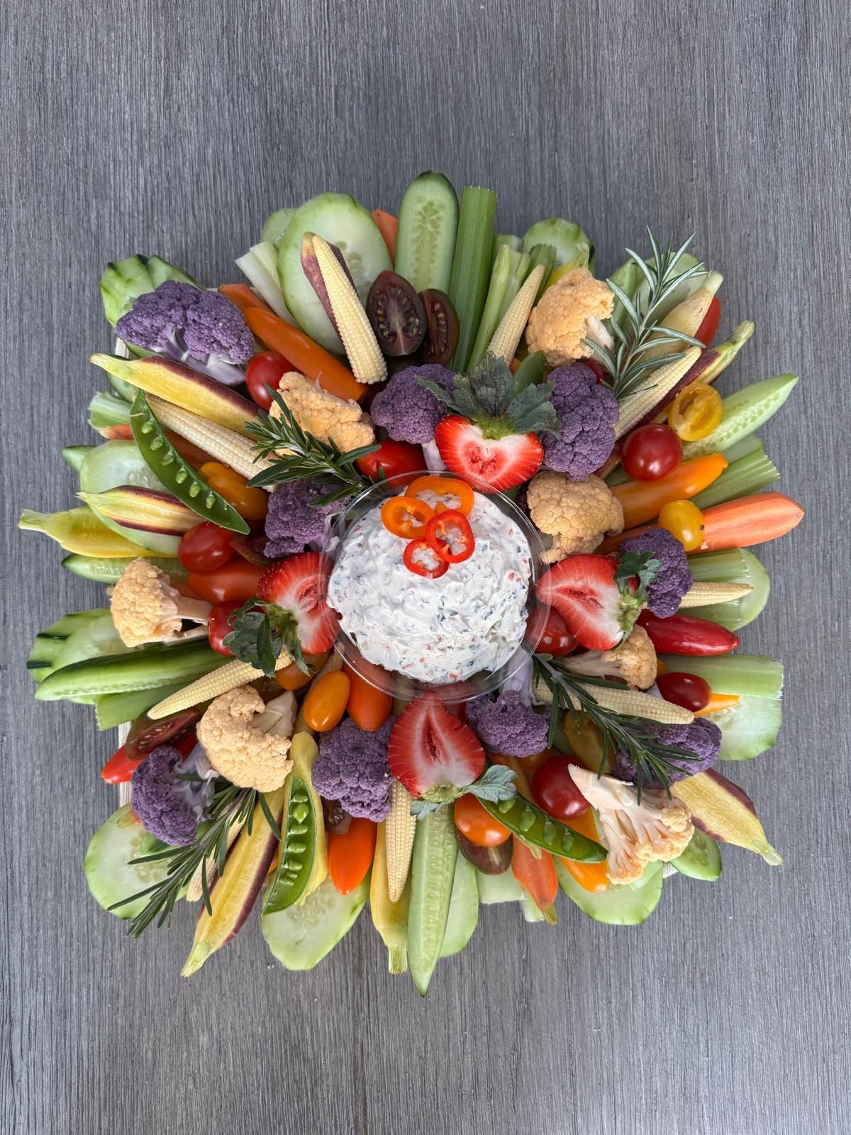 Vegetable Crudité Boards