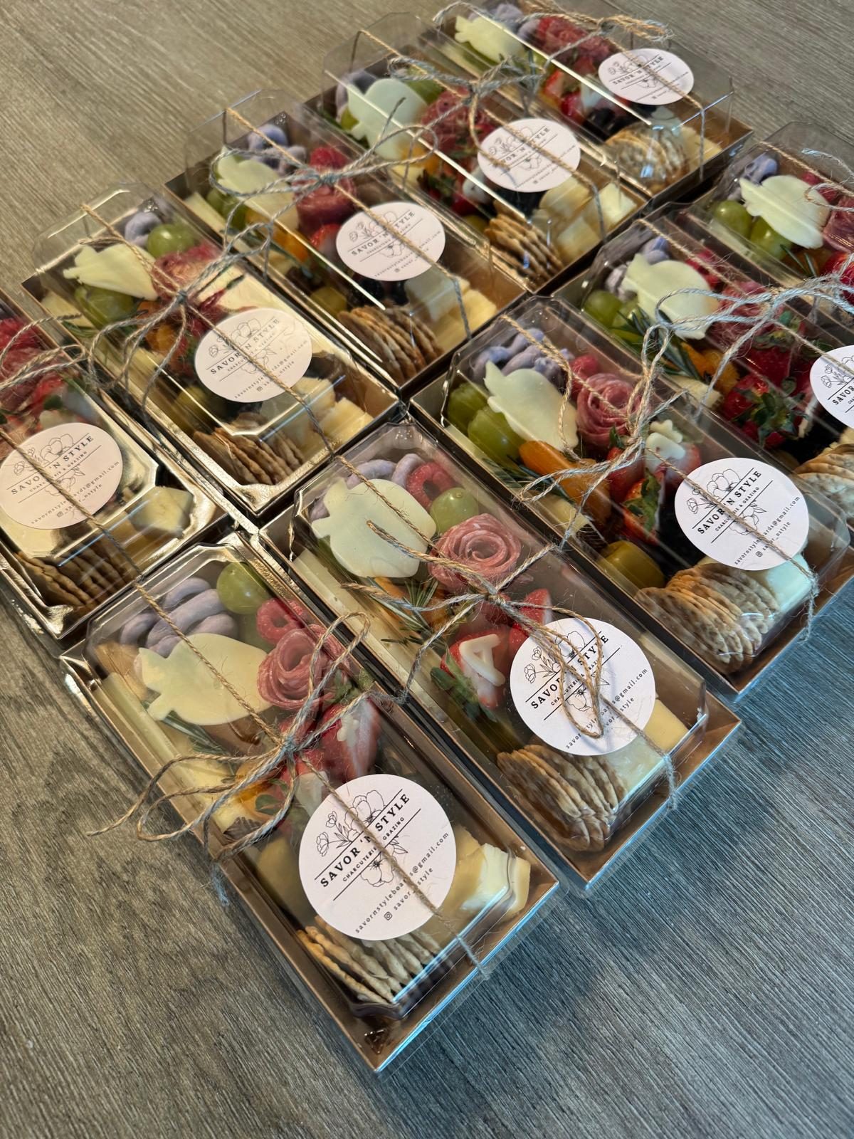 Personal Cups and Grazing Boxes